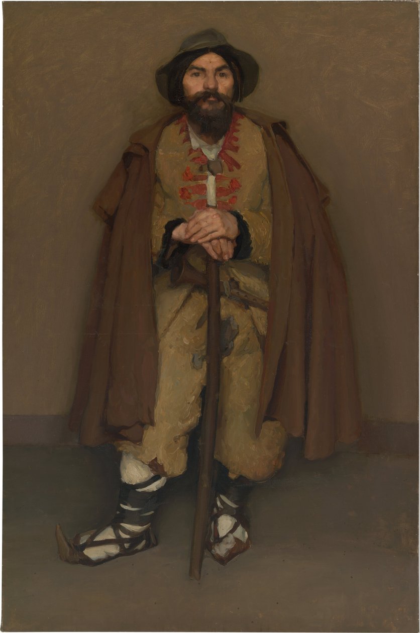 Un pastore di montagna (un nano italiano) da Hugh Ramsay