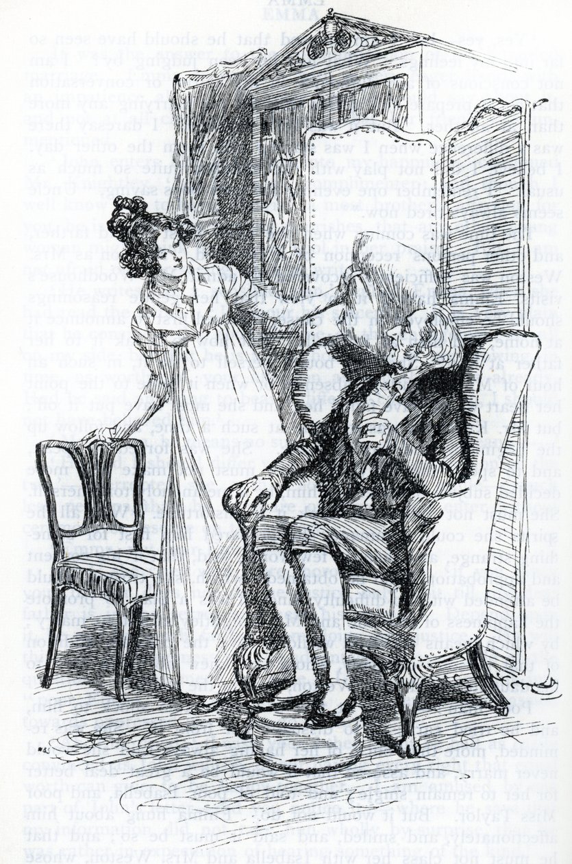 "Emma e Mr Knightley" (illustrazione) da Hugh Thomson