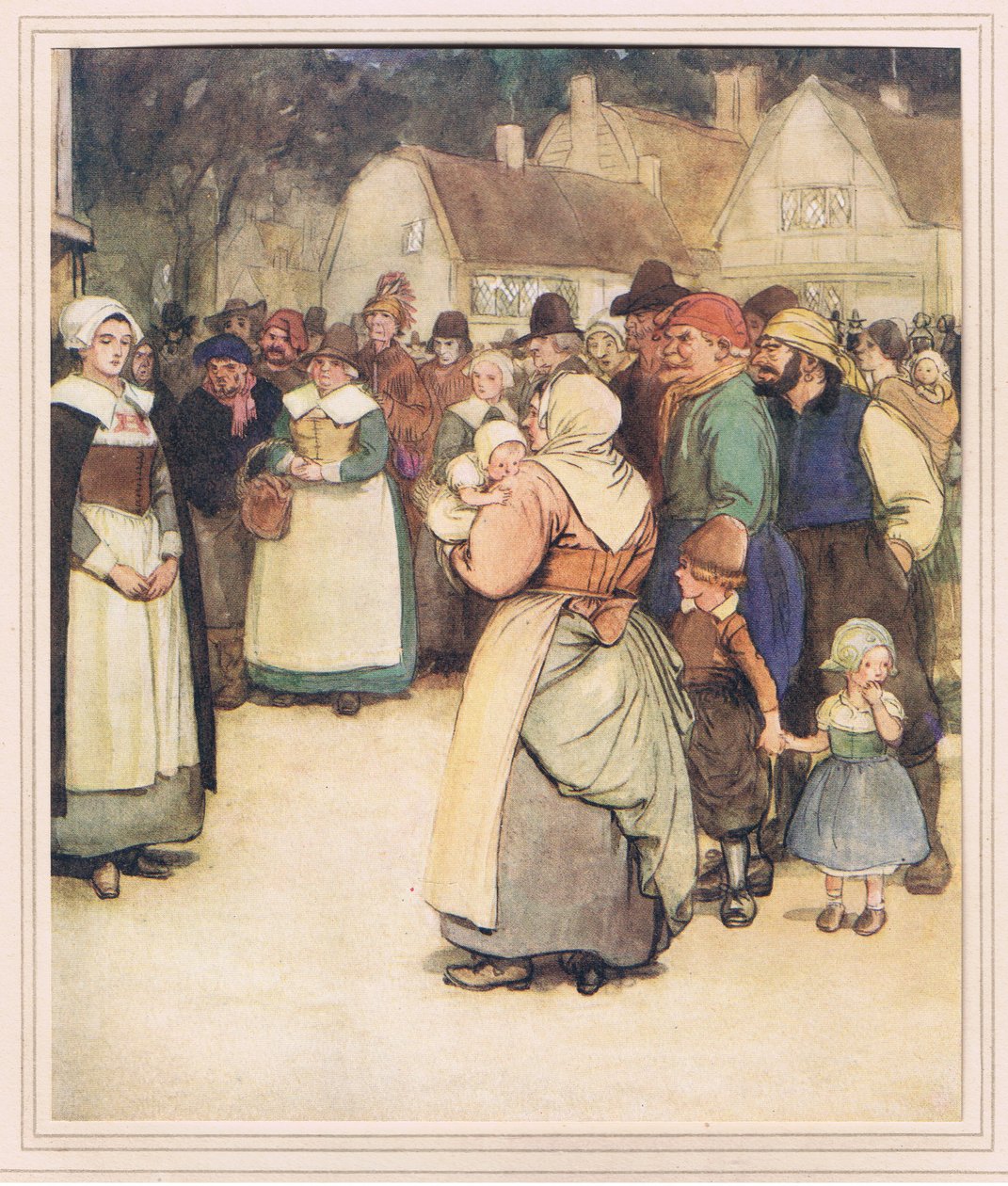 Hester ai piedi del patibolo da Hugh Thomson