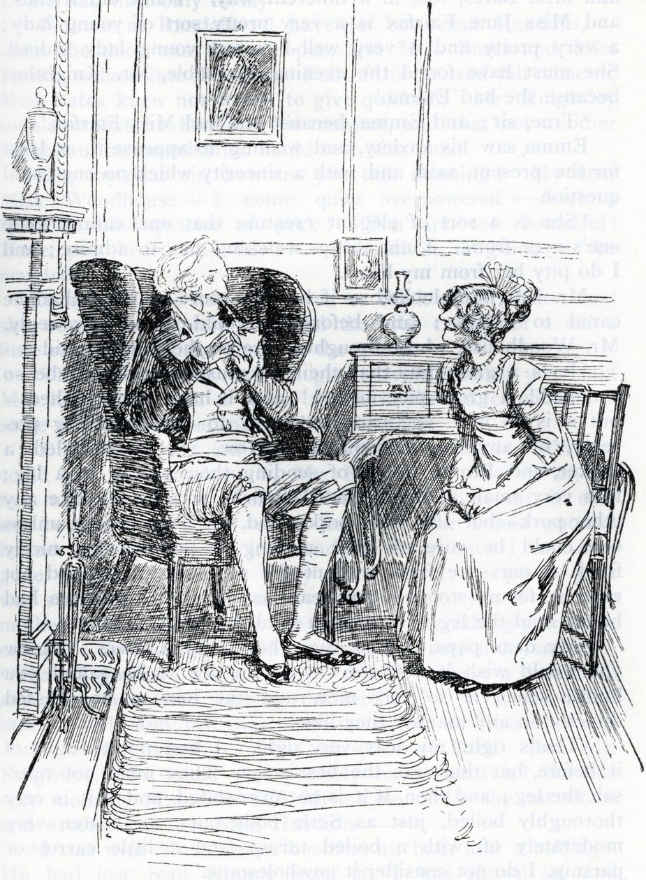 Miss Bates da Hugh Thomson