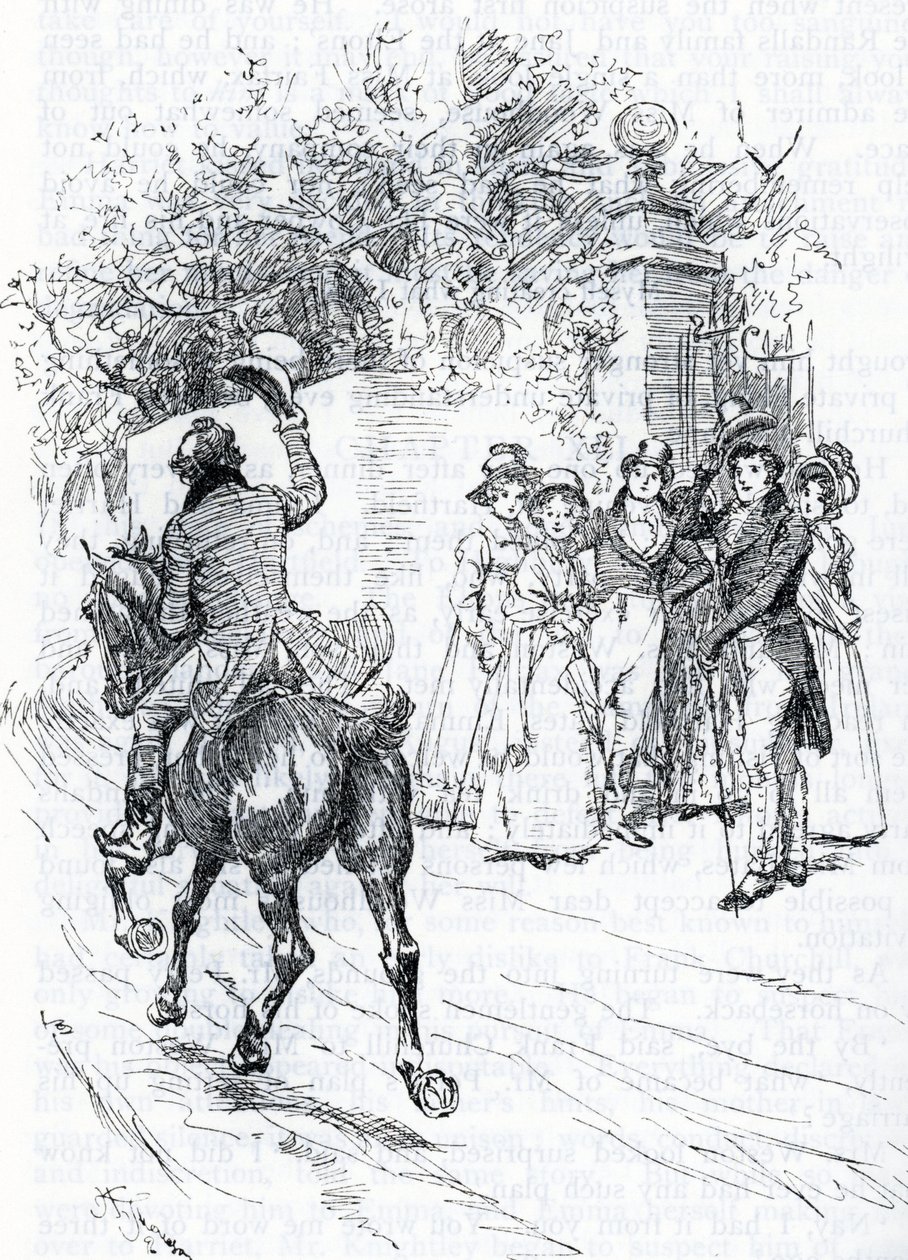 "Mr Perry a cavallo" (illustrazione) da Hugh Thomson