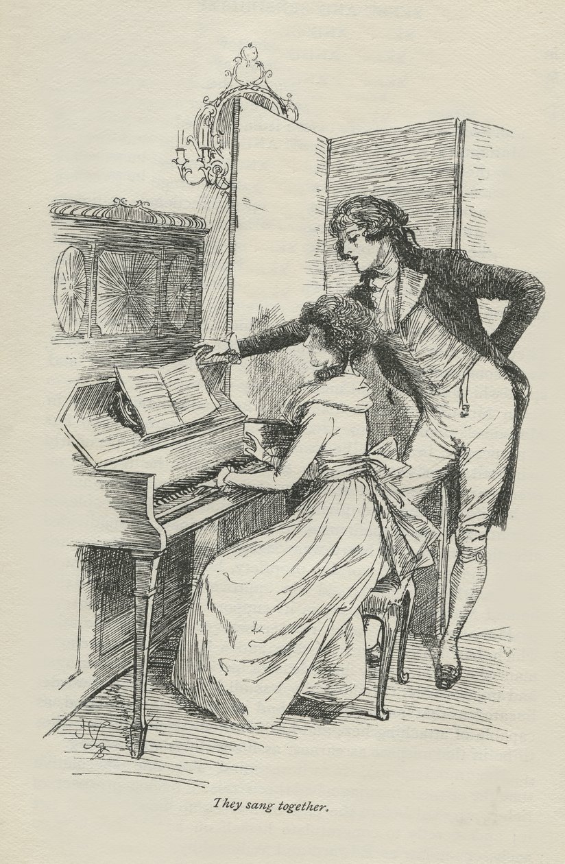 Cantavano insieme, 1896 da Hugh Thomson