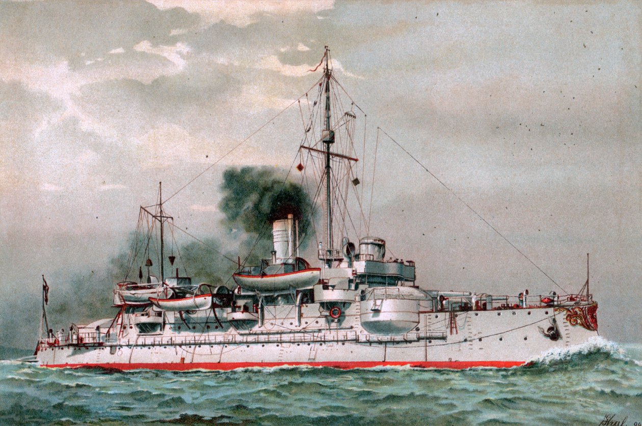 S.M. Küstenpanzerschiff Hagen da Hugo Graf