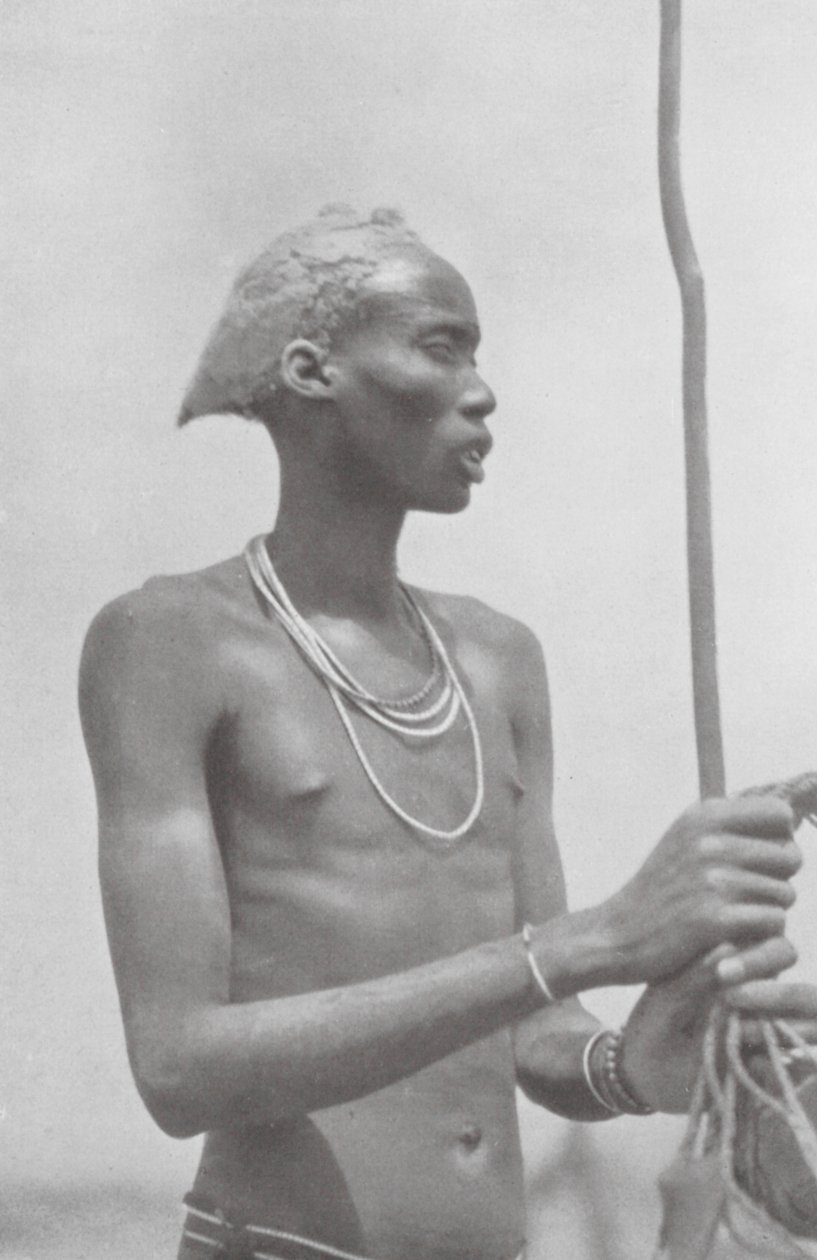 Negro Dinka da Hugo Adolf Bernatzik