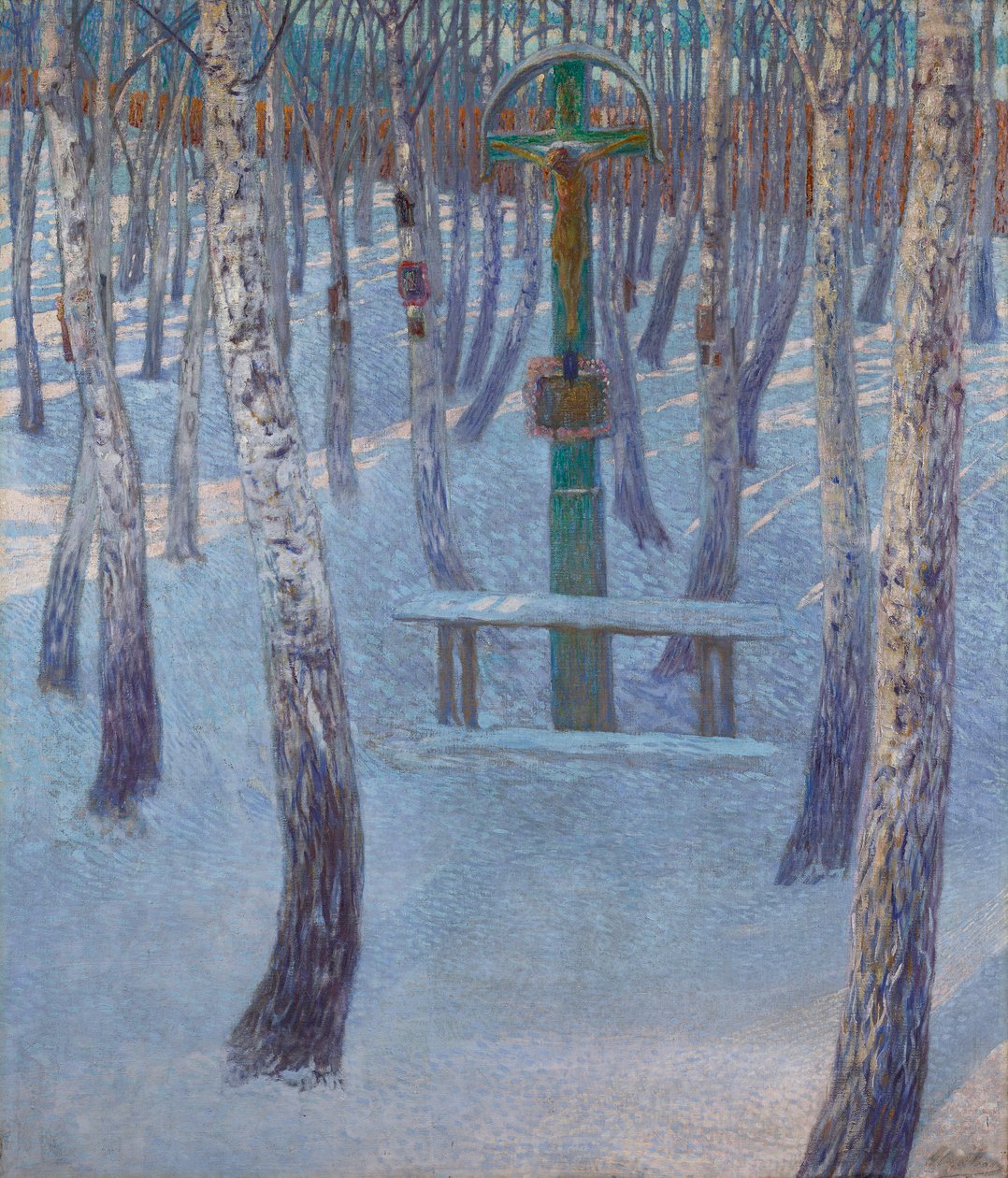 Devozione nel bosco da Hugo Baar