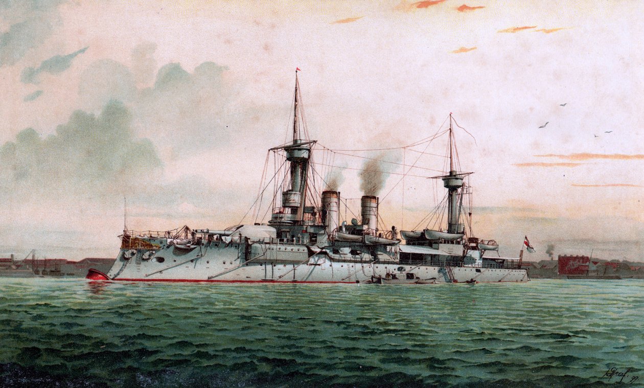 S.M. Nave da linea Weissenburg da Hugo Graf