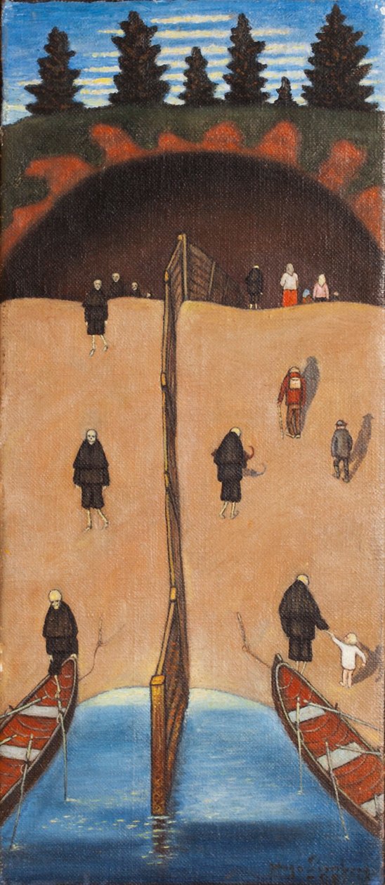 Alla porta di Tuonela da Hugo Simberg