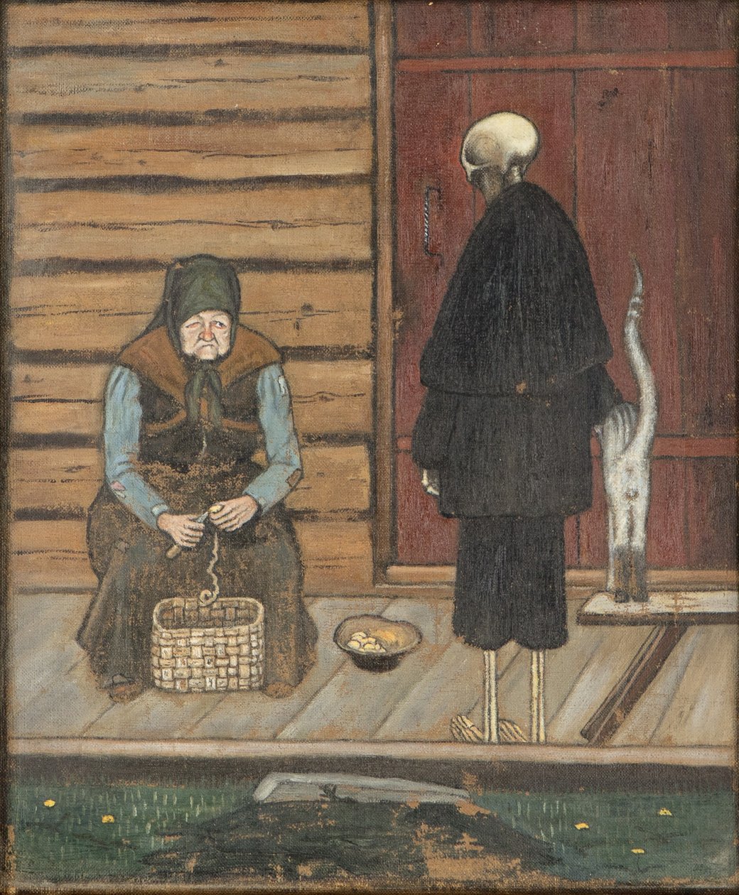 La morte e il pelapatate da Hugo Simberg