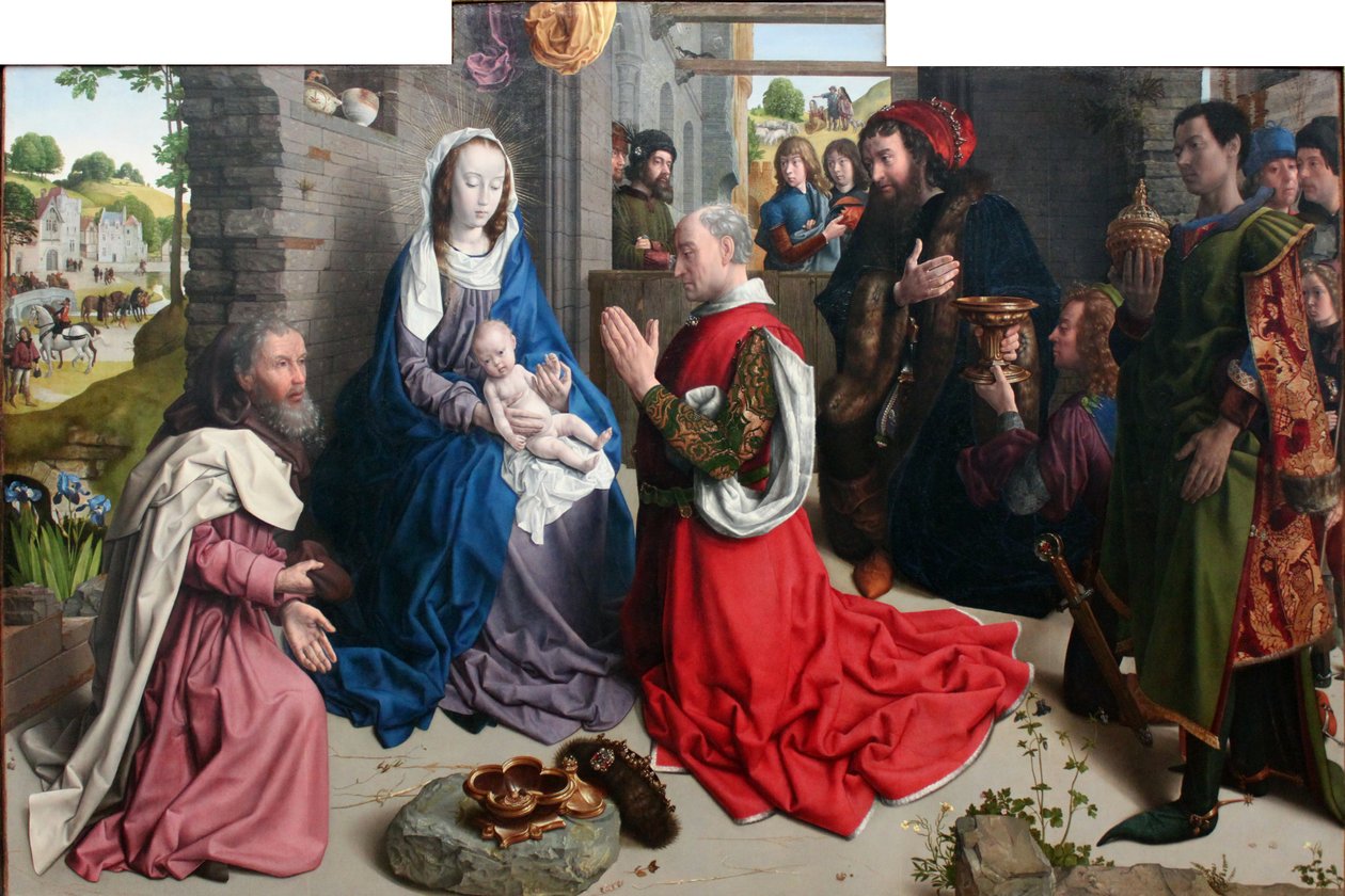 Adorazione dei Magi da Hugo van der Goes