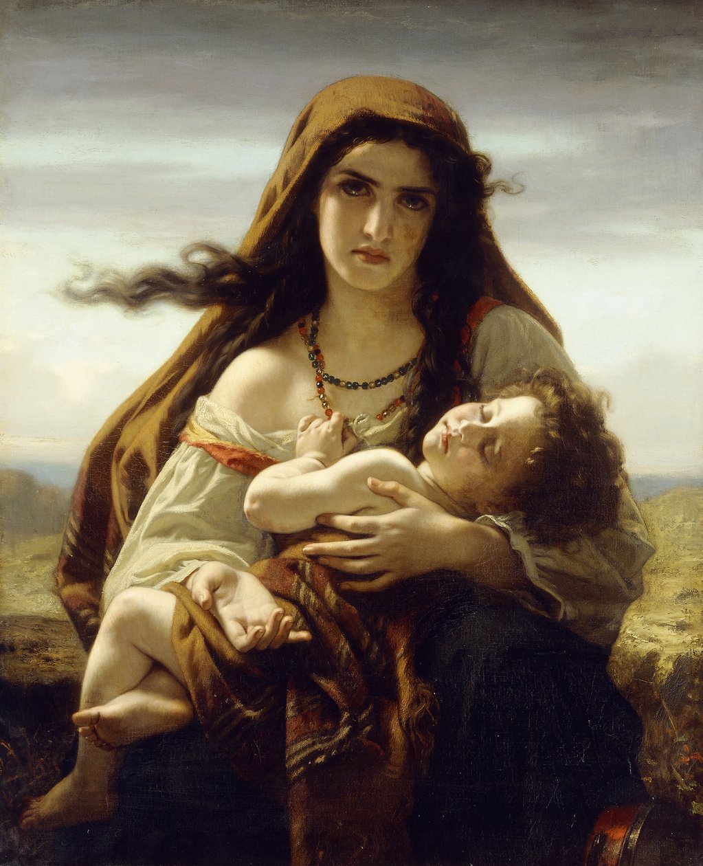 Madre e figlio da Hugues Merle