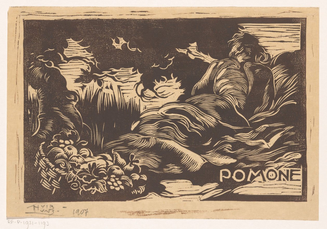 Pomona da Huib Luns (signed by artist)