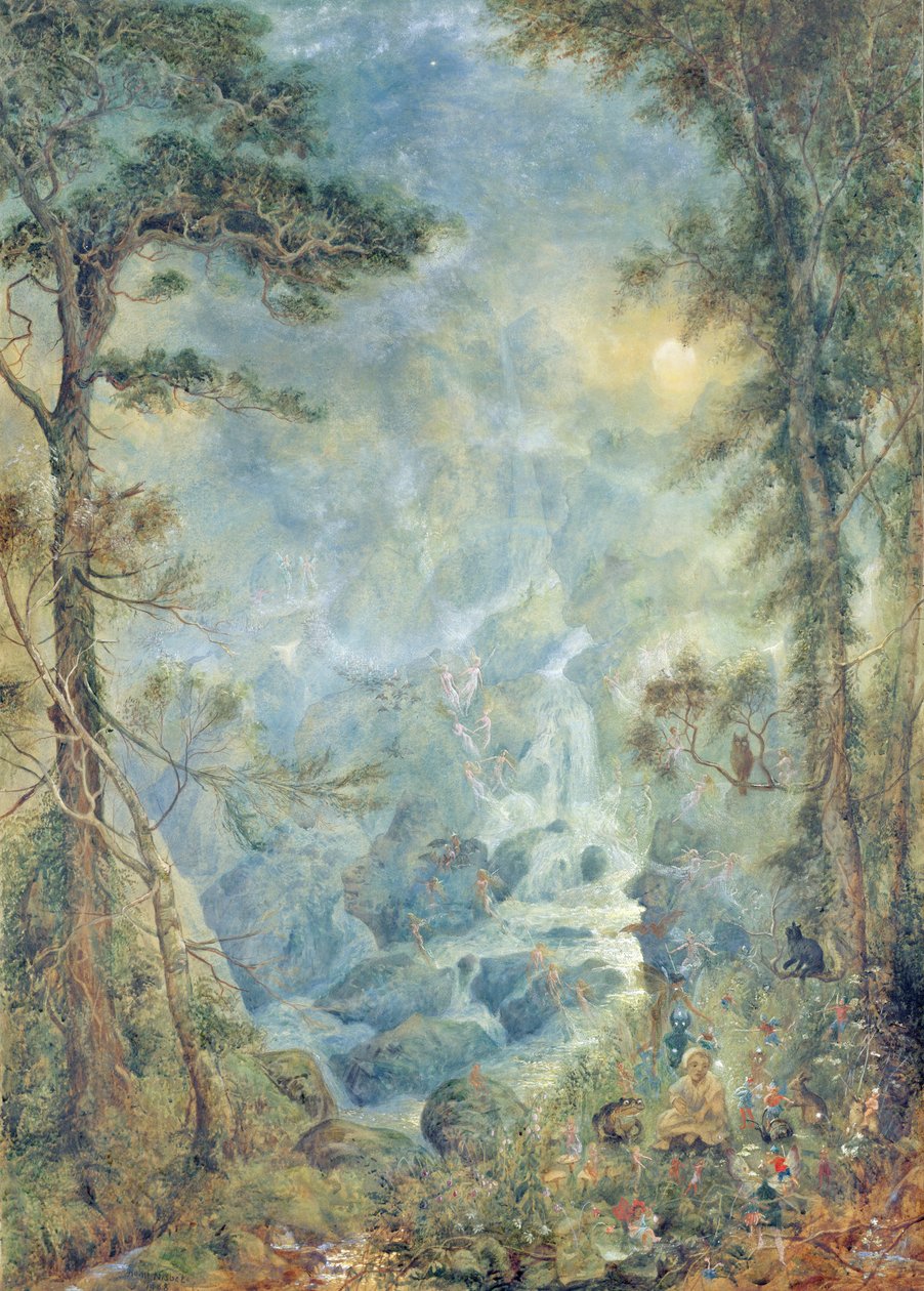 Le cascate delle fate, 1908 da Hume Nisbet