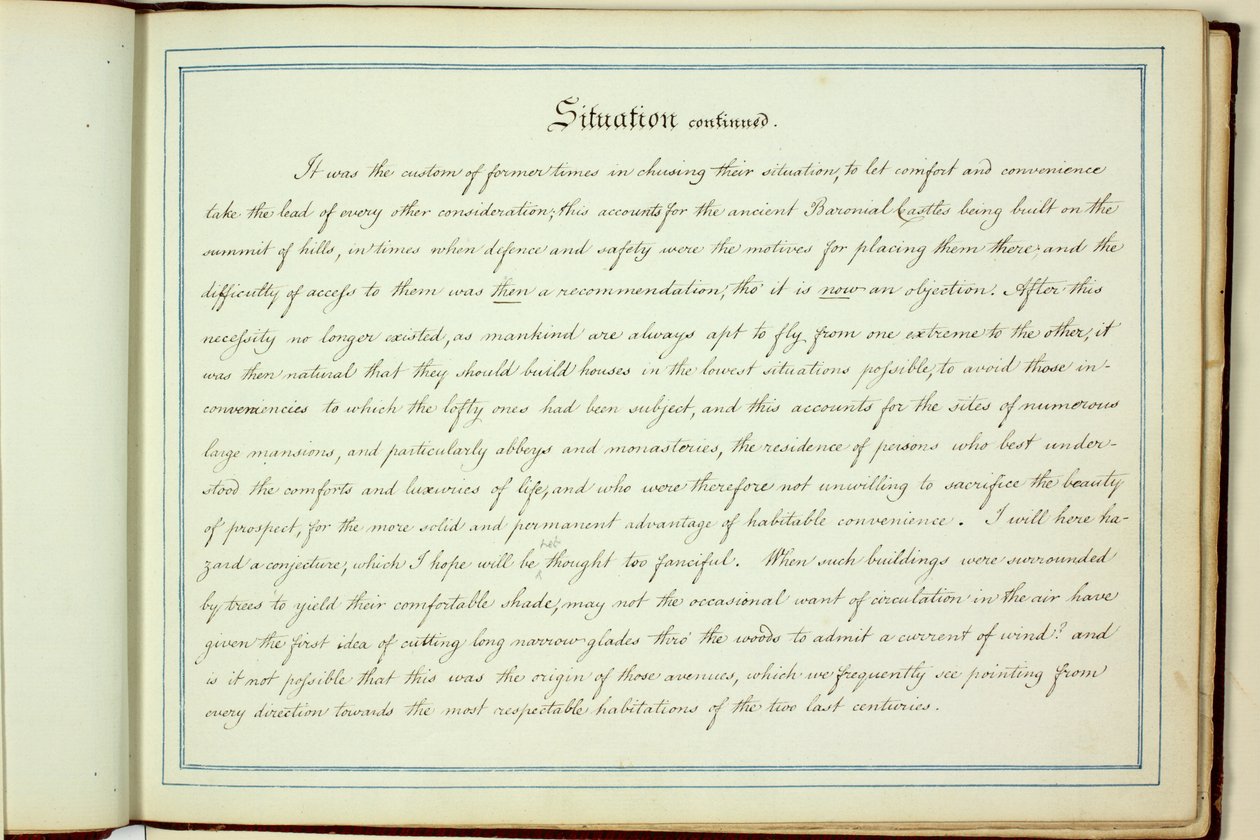 Libro Rosso: Welbeck da Humphry Repton