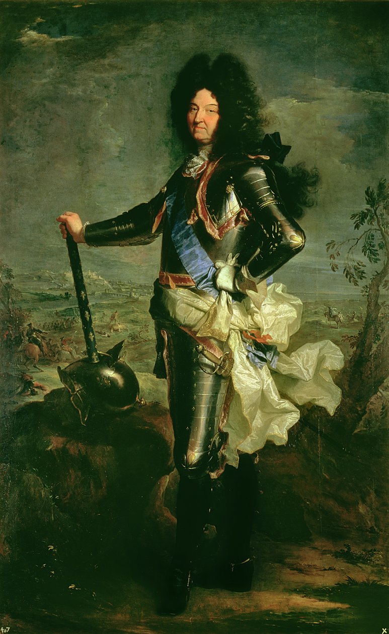 Ritratto di Luigi XIV (1638-1715) da Hyacinthe Francois Rigaud