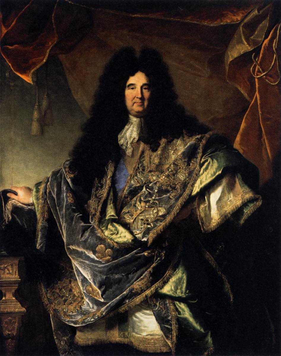 Ritratto di Philippe de Courcillon da Hyacinthe Francois Rigaud