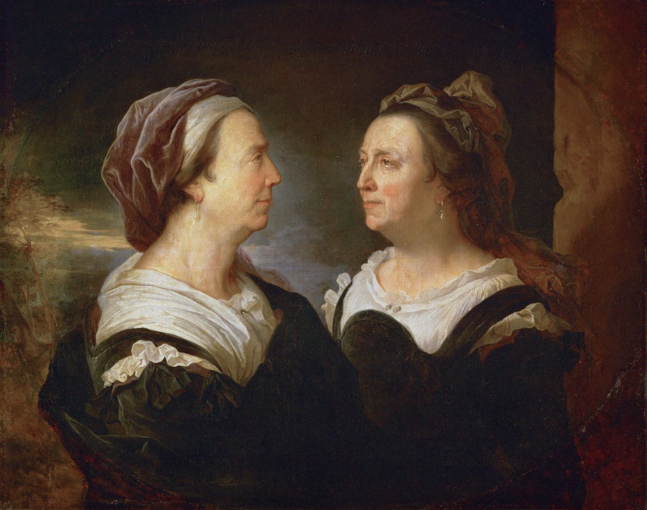 La signora Rigaud, con due atteggiamenti diversi ... da Hyacinthe Francois Rigaud