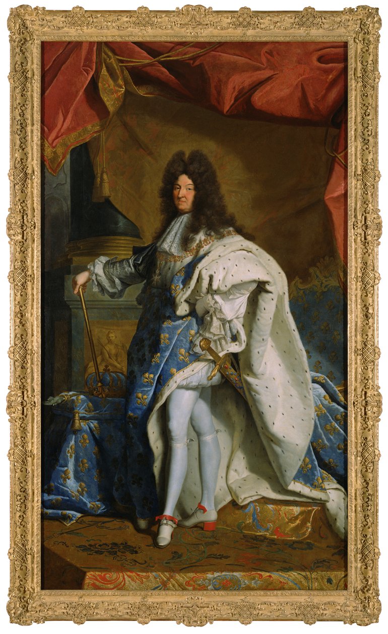 Ritratto di Luigi XIV da Hyacinthe Francois Rigaud