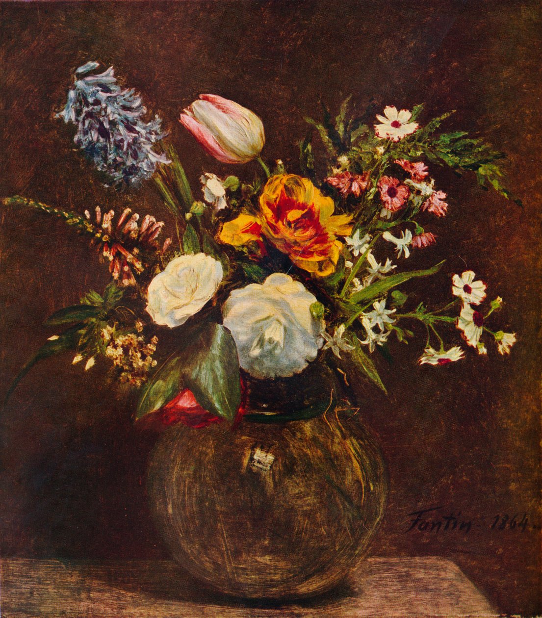 Fiori, XIX secolo da Ignace Henri Jean Fantin Latour