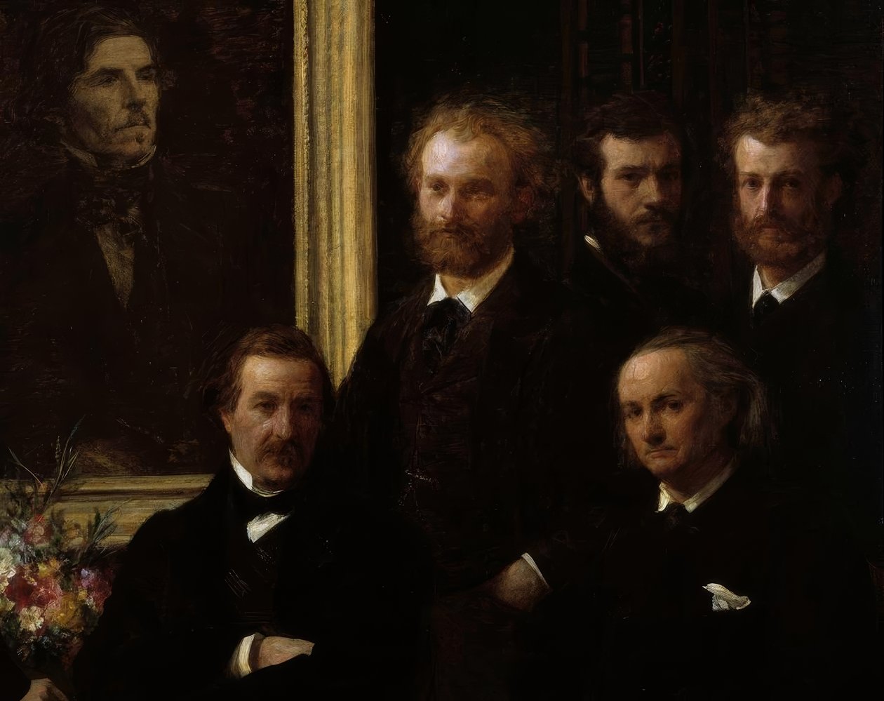 Omaggio a Delacroix da Ignace Henri Jean Fantin Latour