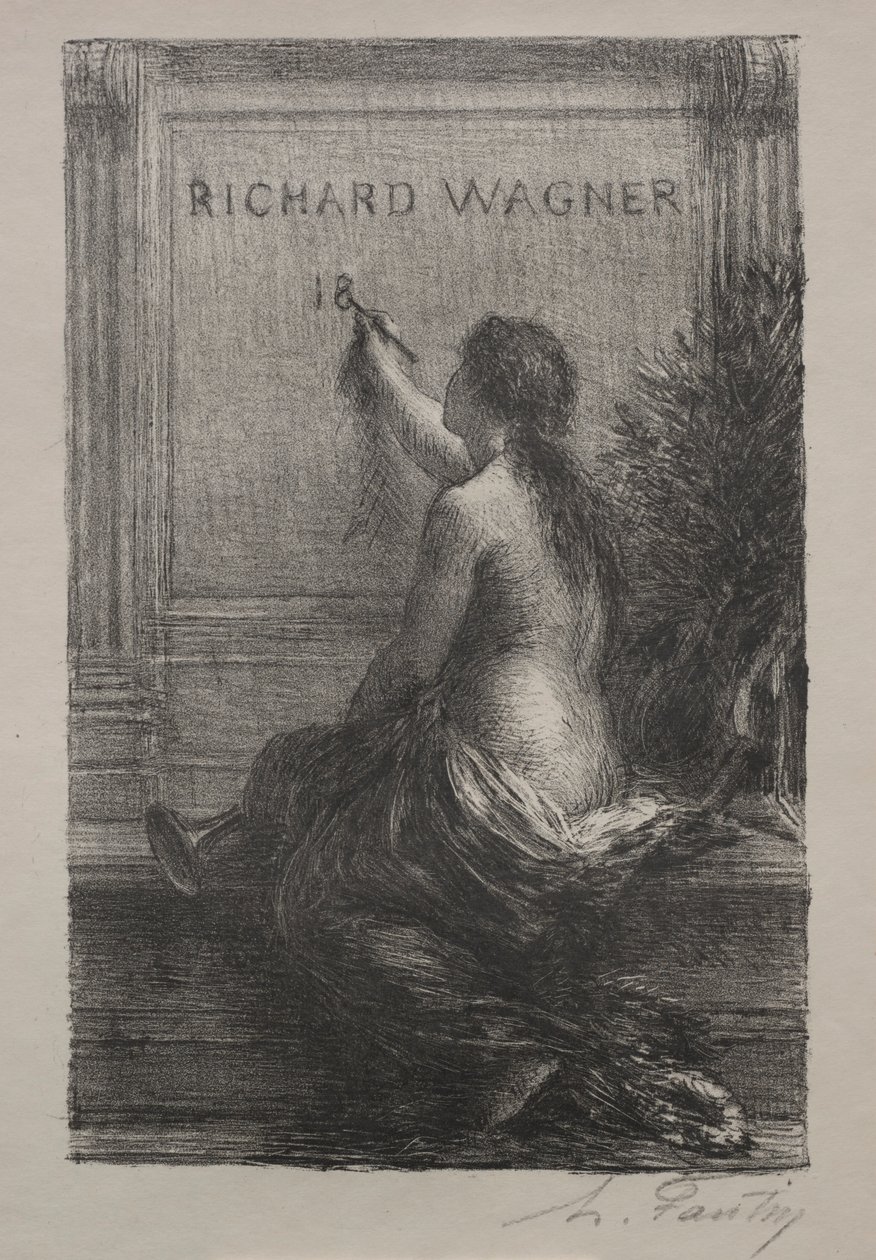 Immortalità, 1886 da Ignace Henri Jean Fantin Latour