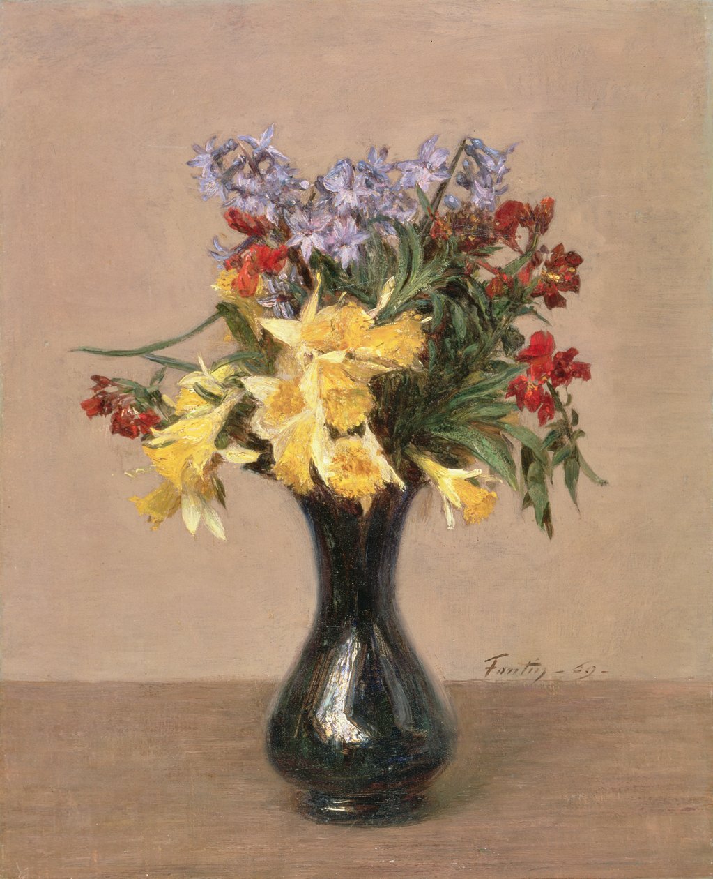 Fiori di primavera, 1869 da Ignace Henri Jean Fantin Latour