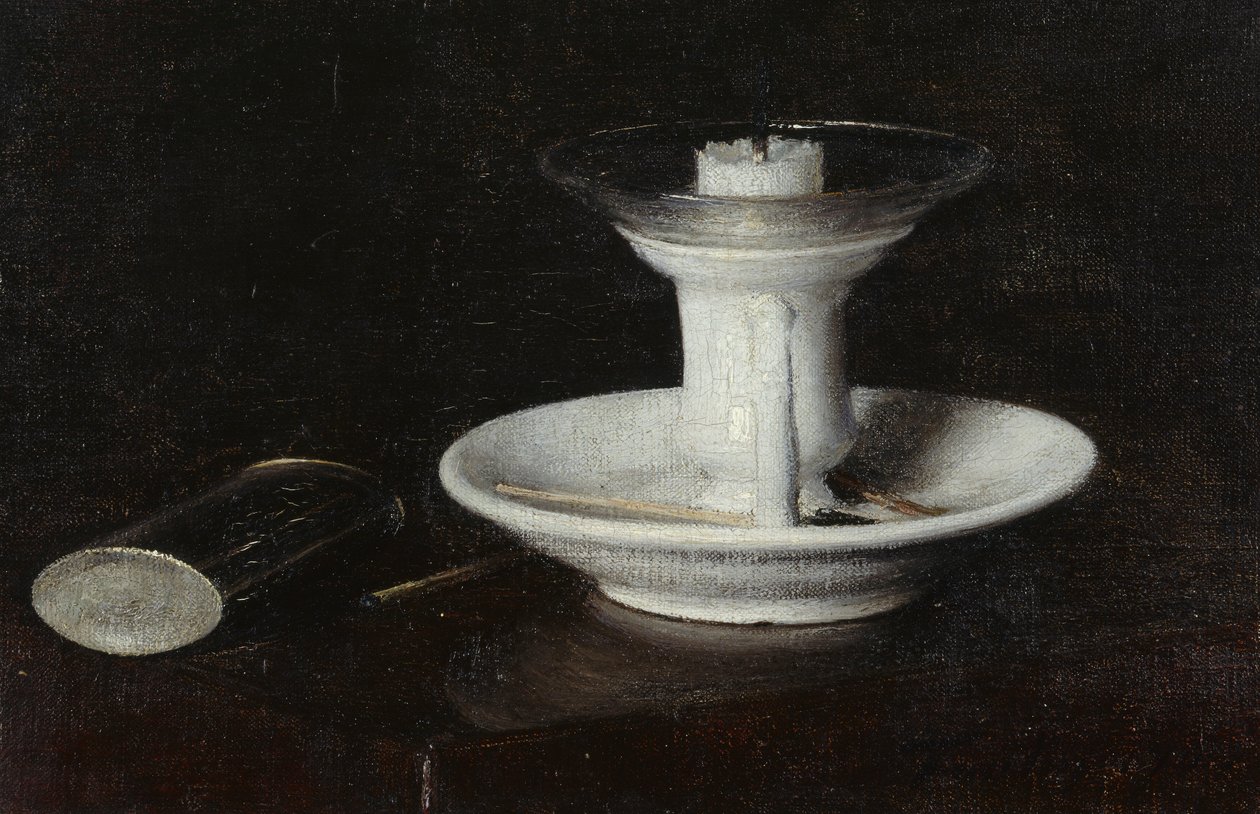 Candeliere bianco, 1870 da Ignace Henri Jean Fantin Latour