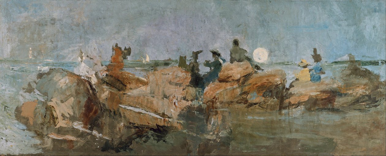 Anochecer en la escollera III da Ignacio Pinazo Camarlench