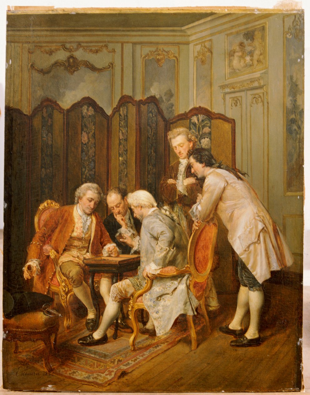 I giocatori di backgammon da Ignacio Leon y Escosura