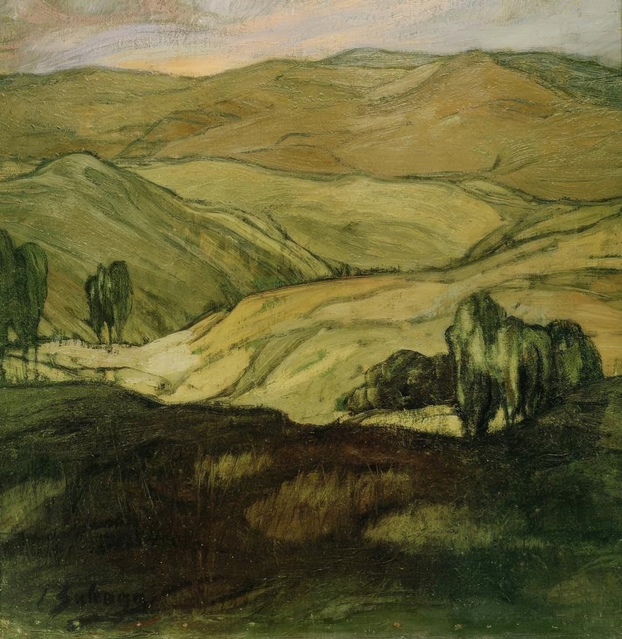 Paesaggio in Aragona da Ignacio Zuloaga y Zabaleta