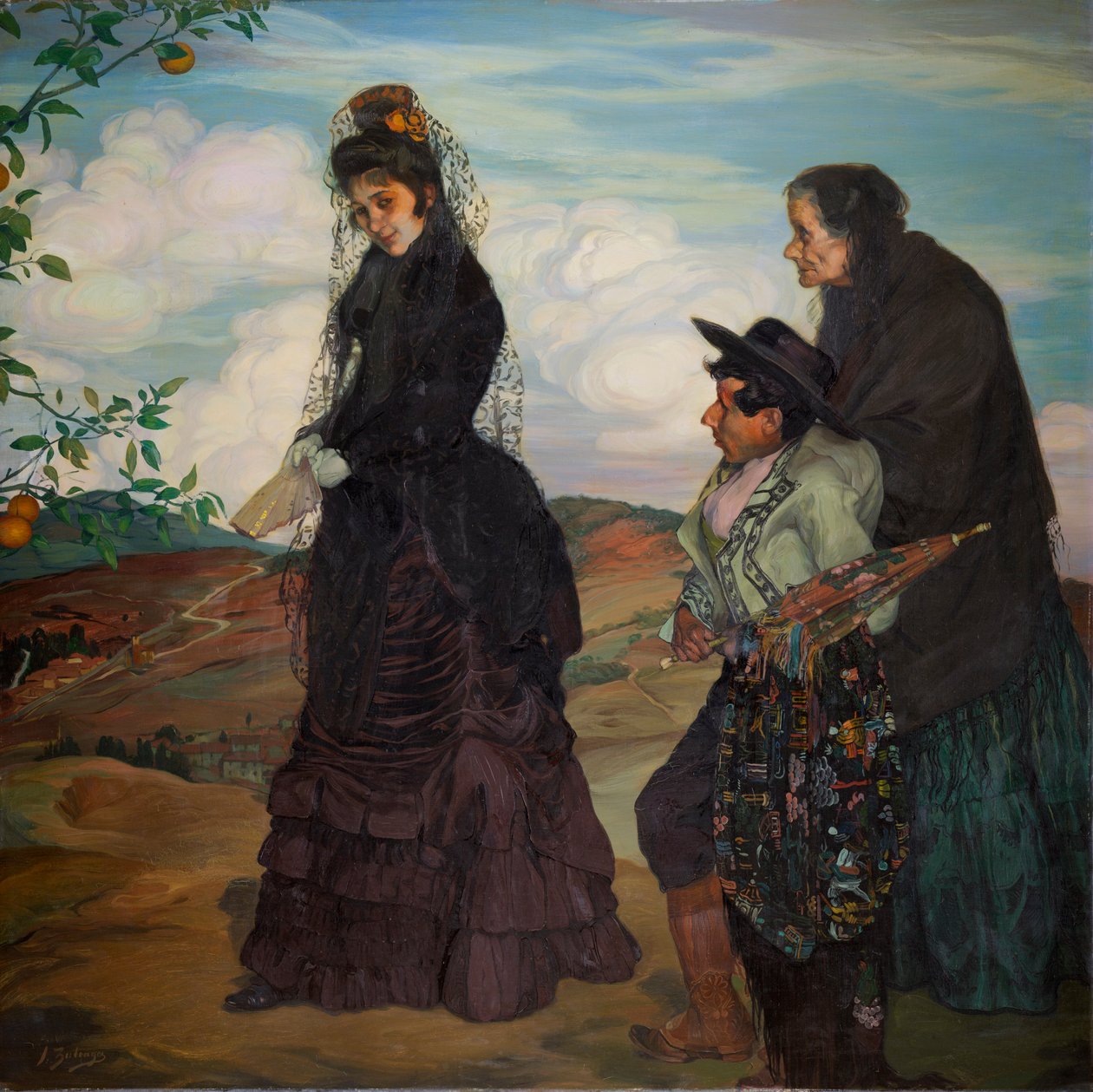 La zingara (La gitana) da Ignacio Zuloaga y Zabaleta