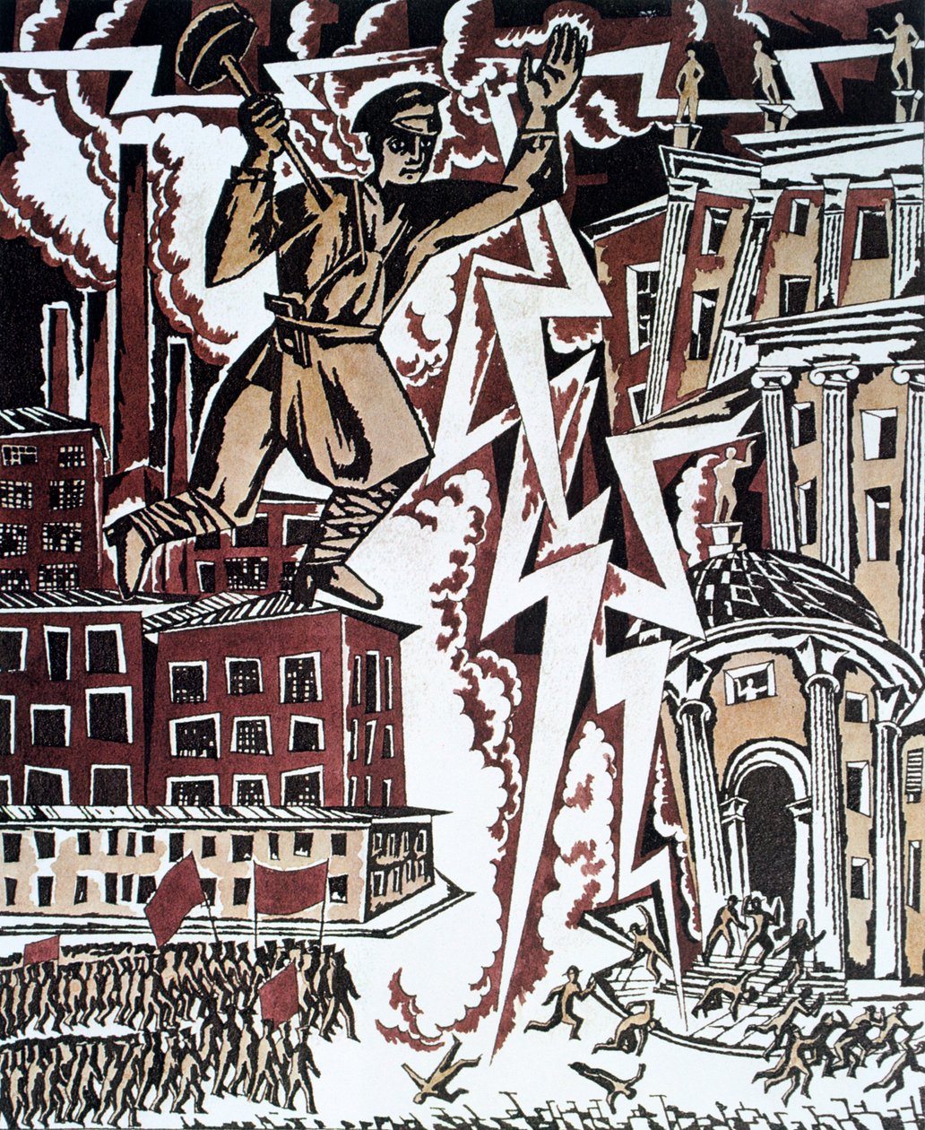 Il Fulmine Rosso, 1919 da Ignaty Nivinsky