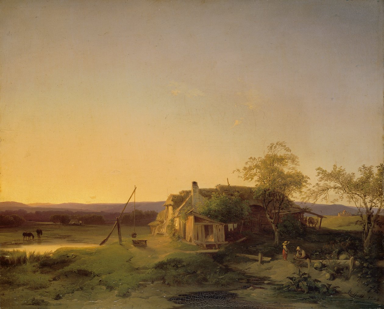 Paesaggio serale da Ignaz Raffalt