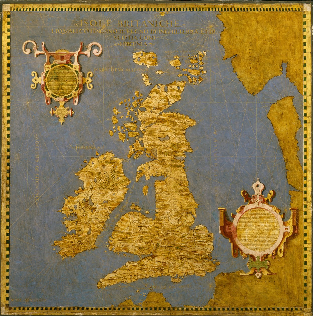Italiano: Isole Britanniche Isole Britanniche da Ignazio Danti
