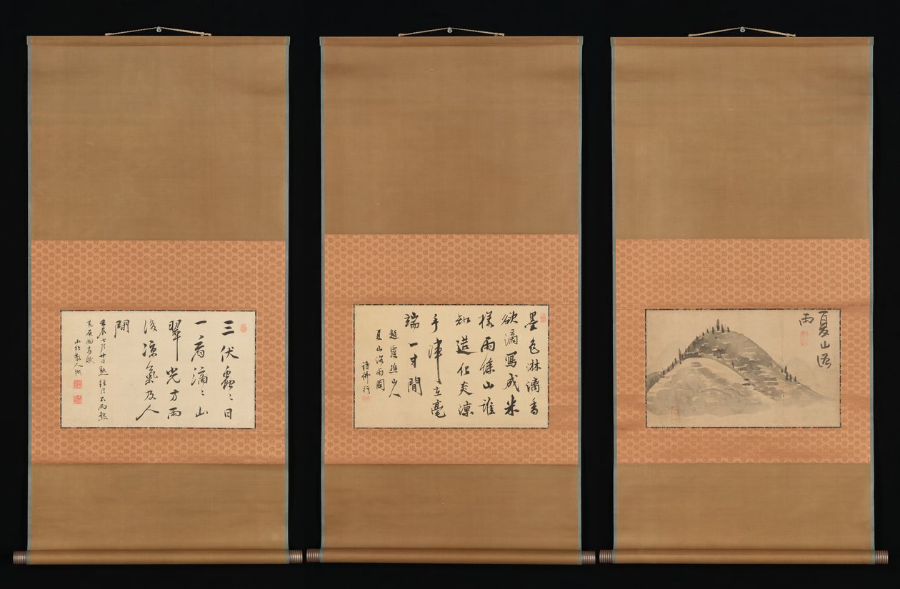 Montagna e calligrafia, XVIII-XIX secolo da Ike no Taiga