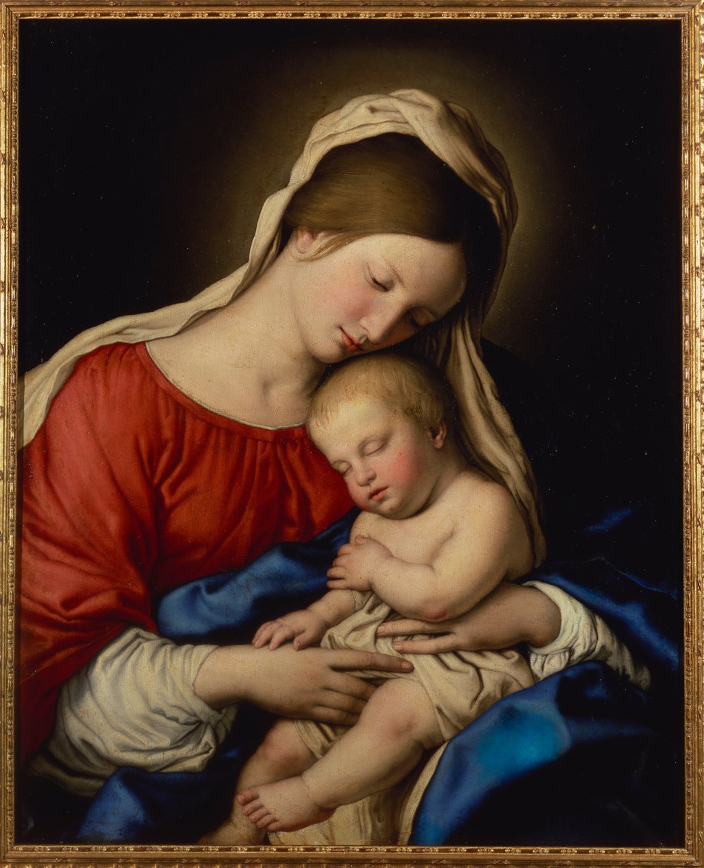 La Madonna con il Bambino Gesù dormiente da Il Sassoferrato