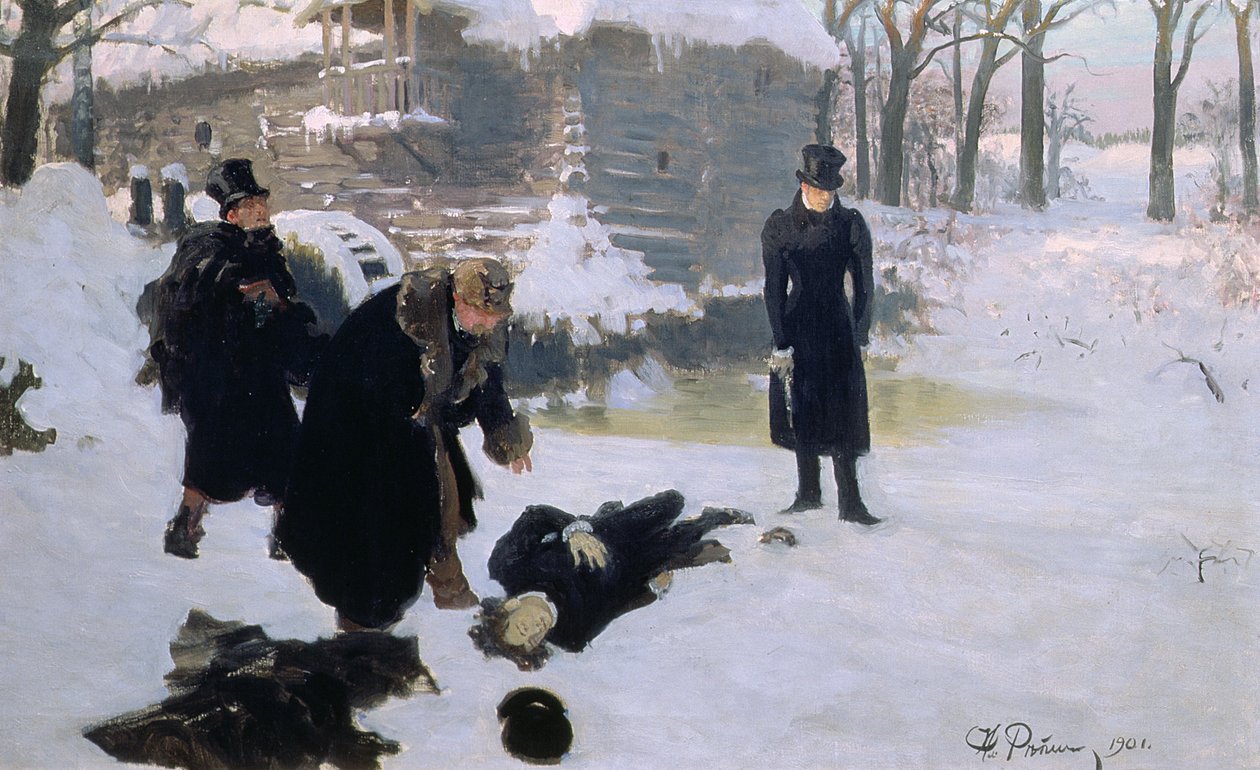 Il duello, 1901 da Ilya Efimovich Repin