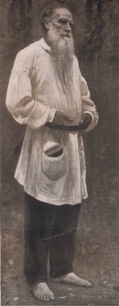 Conte Lev Tolstoj, Bibbys Annual, 1916-17 da Ilya Efimovich after Repin