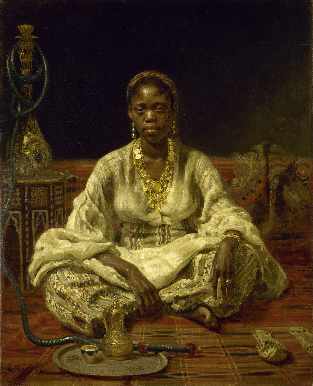 Donna nera, 1875-1876 da Ilya Efimovich Repin