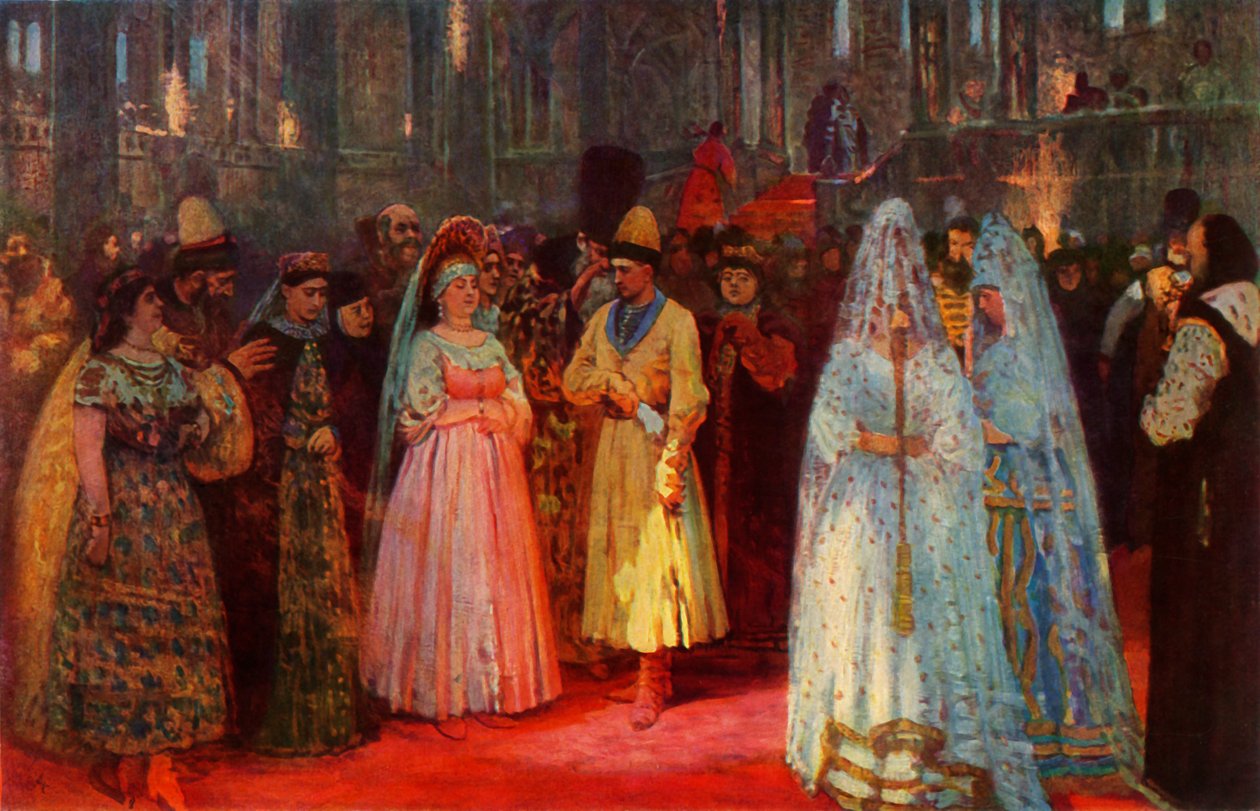 La scelta della sposa dello zar, 1884, 1965 da Ilya Efimovich Repin