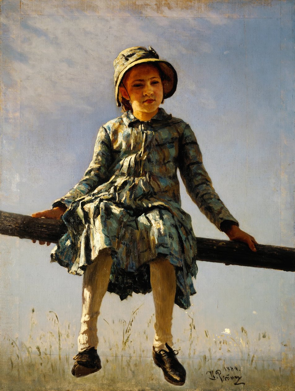 Libellula. Ritratto della figlia del pittore, 1884 da Ilya Efimovich Repin