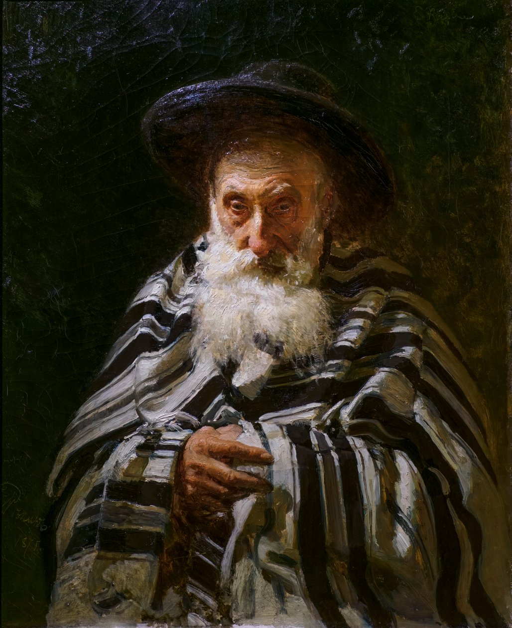 Ebreo in preghiera da Ilya Efimovich Repin