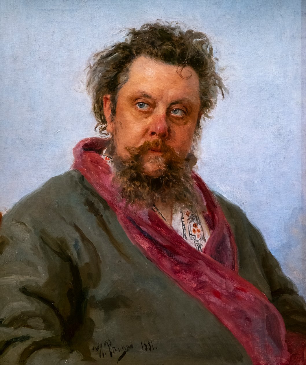 Modest Mussorgsky da Ilya Efimovich Repin