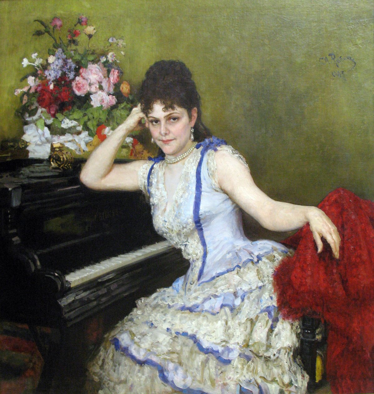 Ritratto di S.I. Menter da Ilya Efimovich Repin