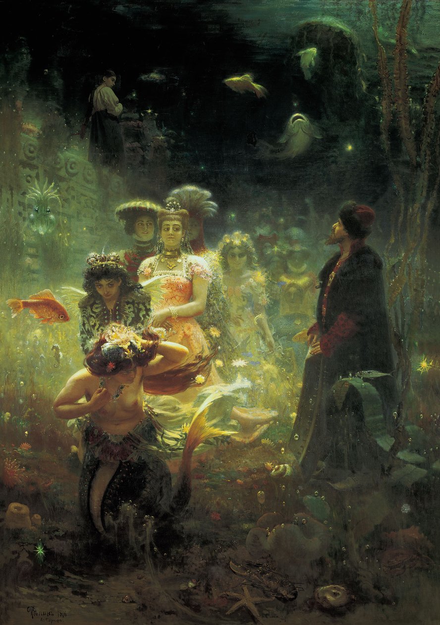 Sadko nel regno sottomarino da Ilya Efimovich Repin
