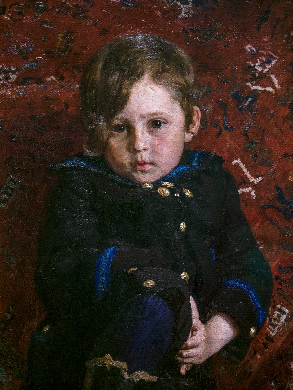 Yuri Repin da bambino (dettaglio) da Ilya Efimovich Repin