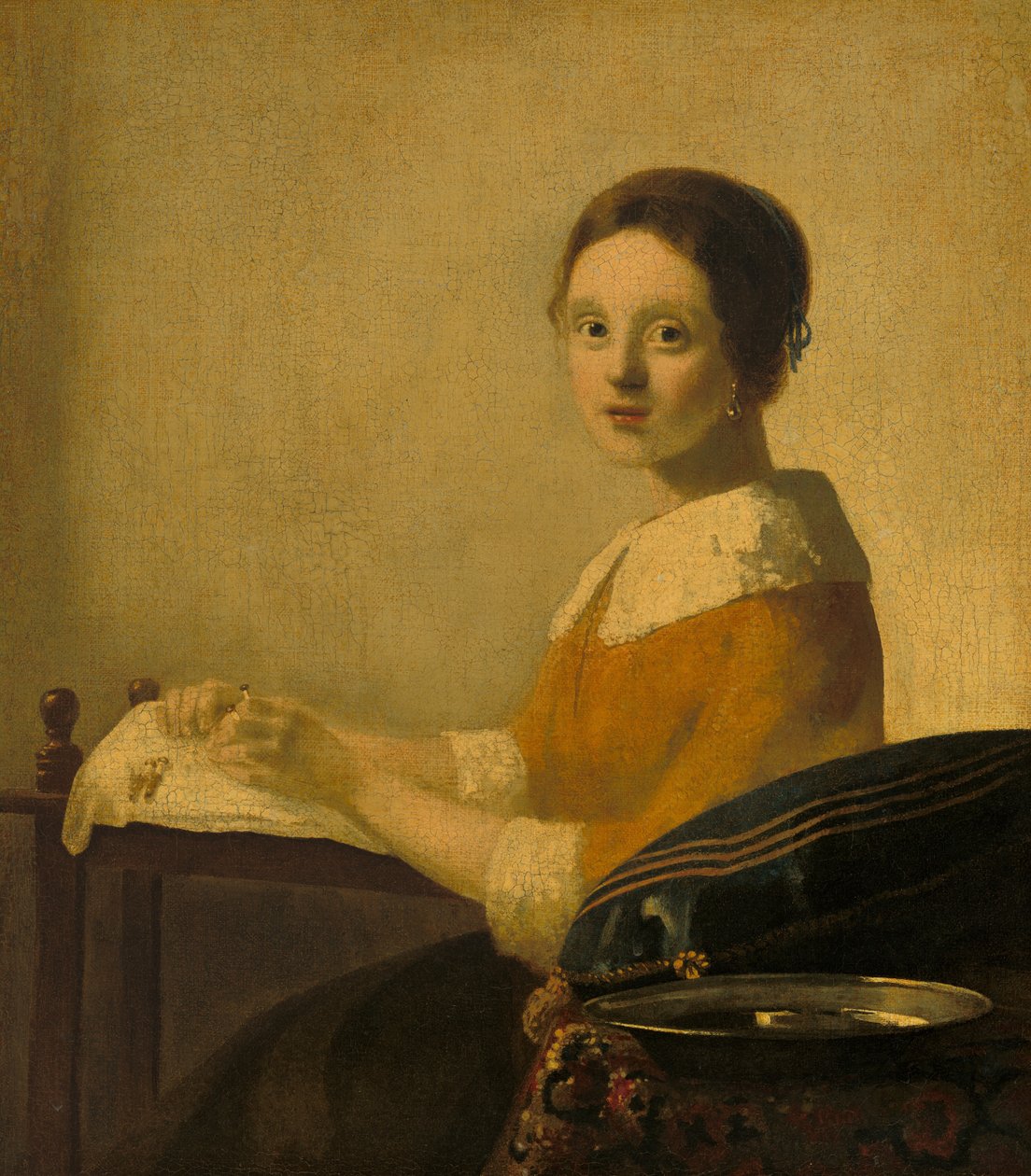 La merlettaia da Imitator of Johannes Vermeer