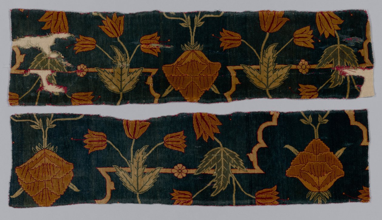 Frammenti di un tappeto da Imperial Manufactory