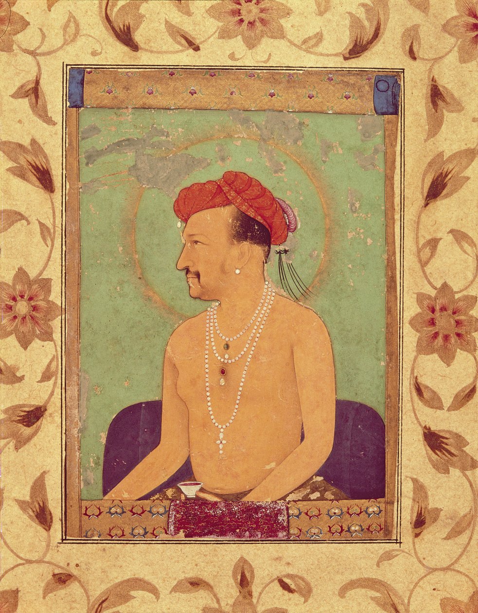 Imperatore Jahangir (1569-1627) da Indian School