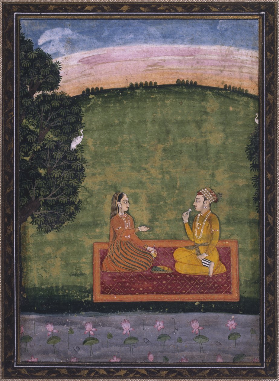 Coppia in un paesaggio da Indian School