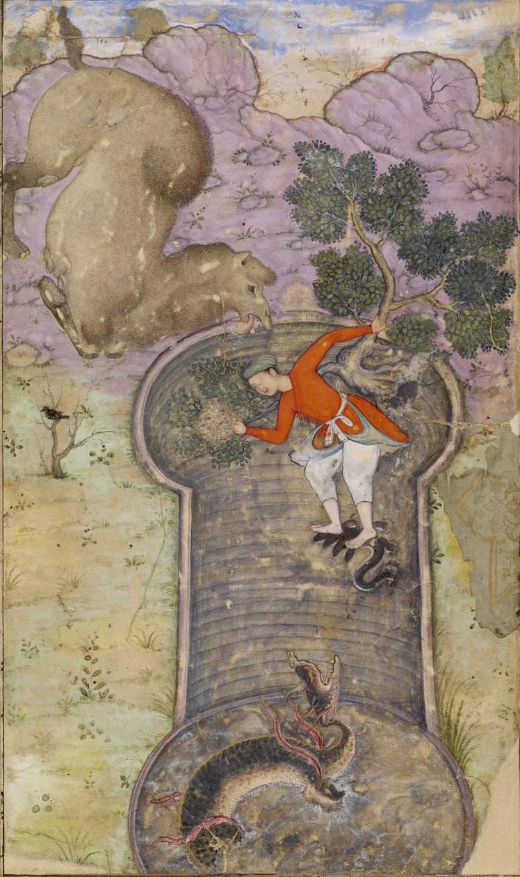 Illustrazione da "Anv?r-i Suhayl?" da Indian School